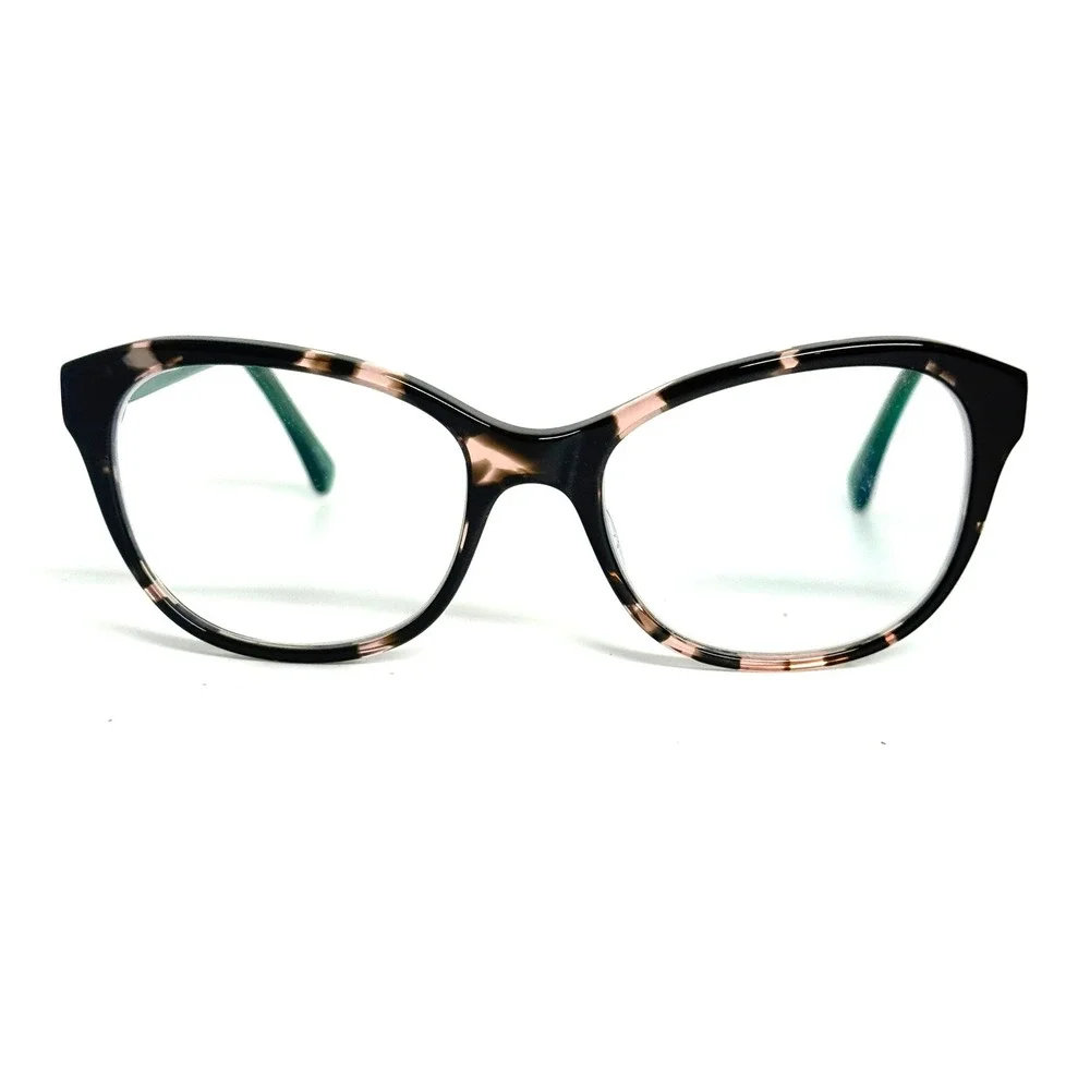 Kate Spade New York Eyeglasses K30047COS HT8 140 Pink Tortoise Green Cat Eye